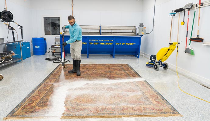 Oriental rug cleaning