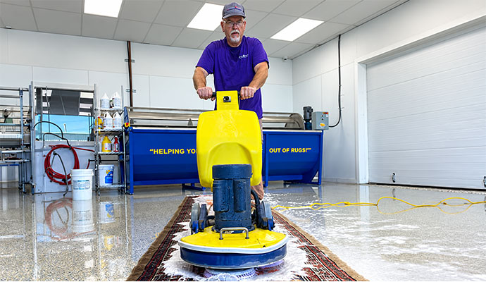 Professional rug cleaning