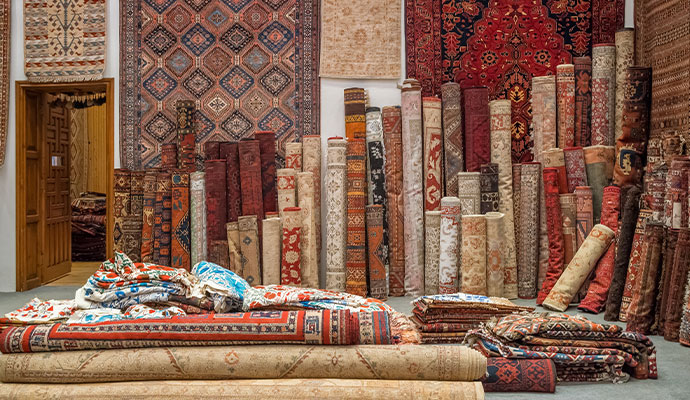 Different types of rugs