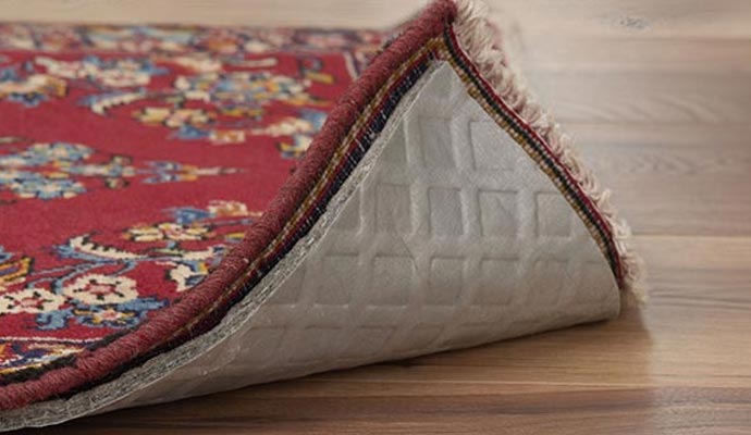 Mon slip rug pad under carpet