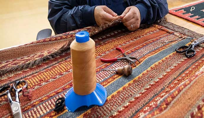 Professional rug patching service